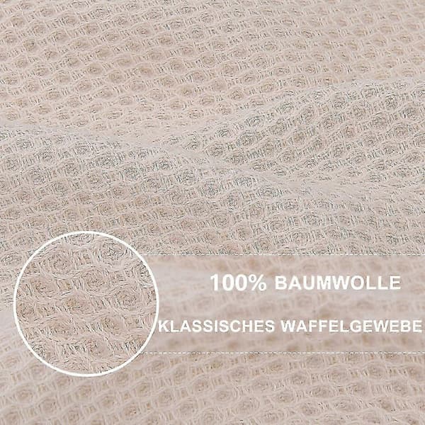 20-pak Premium 100% Bomuld Terry Viskerstykker, Superabsorberende Karklude med Ophængningsløkke Apricot 34*73cm