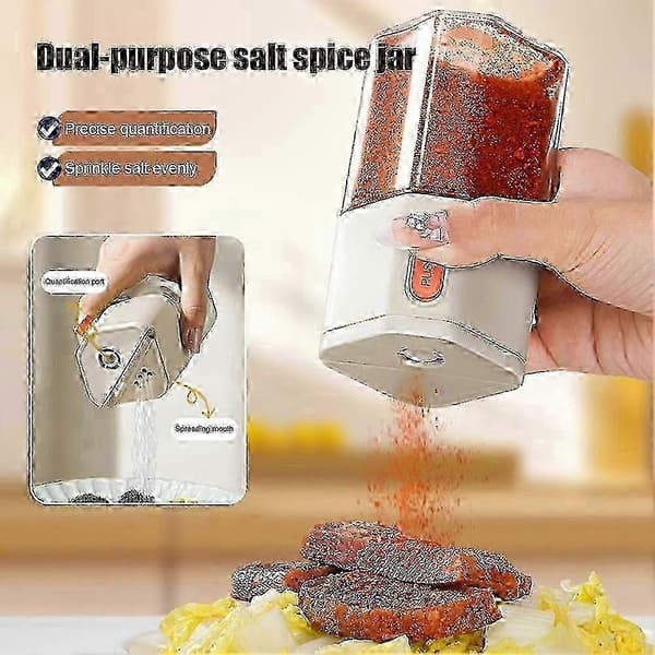 Dobbeltformål saltkrydderikrukke Yellow
