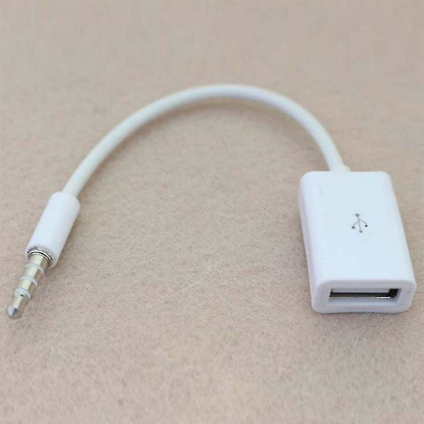 3,5 mm han Aux lydstik til usb 2,0 hun konverter kabel ledning til bil Mp3 Hfmqv