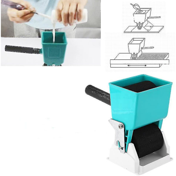 Kannettava liima-applikaattori -rulla, DIY käsikäyttöinen liima-rulla, liimanlevittäjä