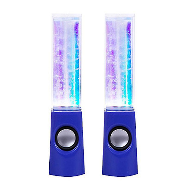 Trådlös Dancing Water Speaker Led Light Fountain Speaker Home Party White