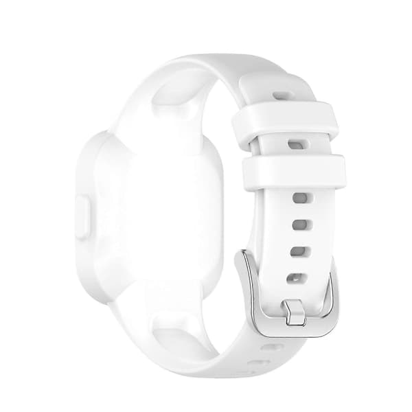 Til Garmin Vivofit JR3 Silikone Ensfarvet Urrem White