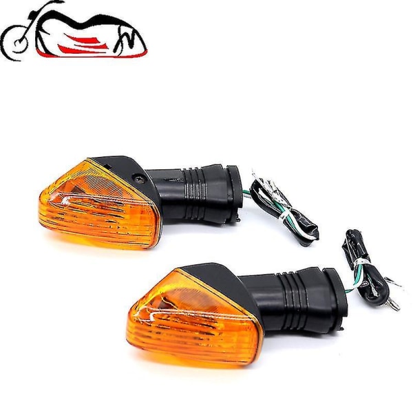 Blinkers fram bak bak för Kawasaki Ninja Zx6r 600 Kle 500 650 Z750 Versys Motorcykeltillbehör Signalindikatorlampa Amber