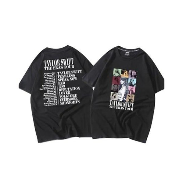 Taylor Swift The Eras Tour T-shirt-top, Taylor World Tour-t-shirt, unisex-t-shirt, sort S