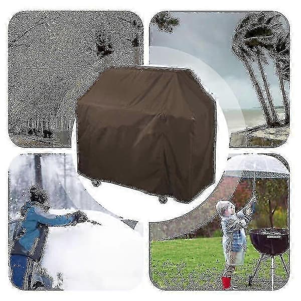 Vattentätt grillöverdrag i 3 storlekar -bb Black 147*61*122cm