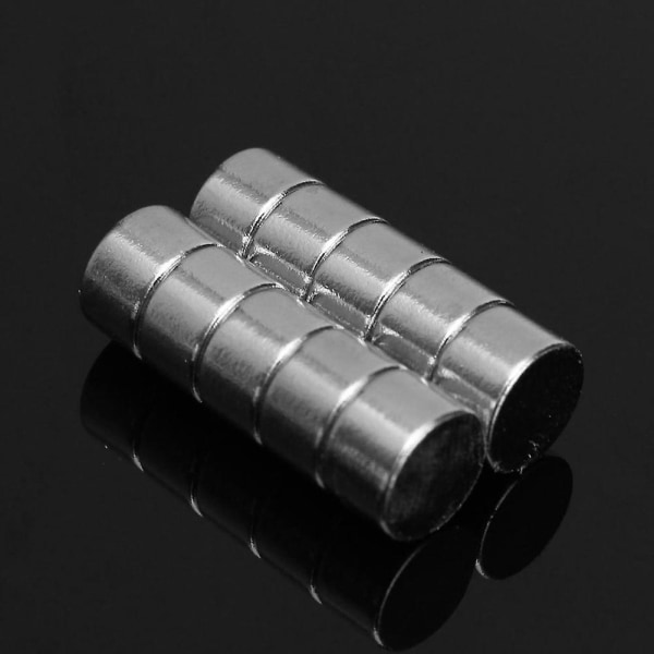 10 stk 8x5 mm N52 supersterke runde skiveblokker sjeldne neodymmagneter