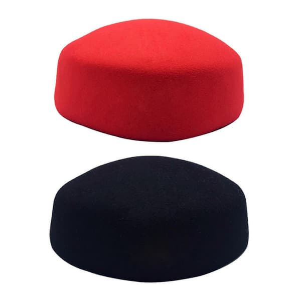 Flyværtindehat Flyværtindehat Stewardesse Pillbox Hat Baret Hat Til Kvinder Stewardessehat Stewardessekasket red beret
