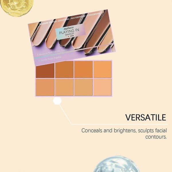zephoco Medium Color Series Soft Mist Gradient Concealer er en naturlig, let, glat og transparent gradient concealer 2PCS