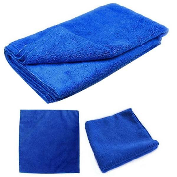 20 st Absorberande Mikrofiberhandduk Bilvård Hem Kök Tvätt Städduk Blå