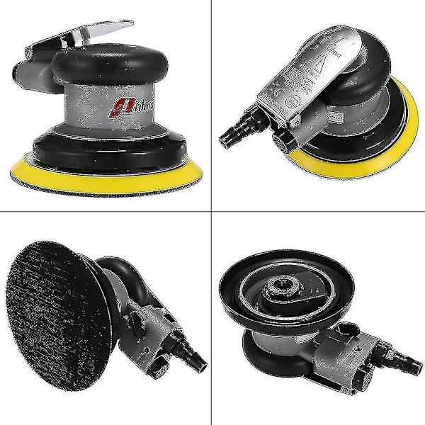 Pneumatisk Orbital Sander Luftslipmaskin 5" 6" Vakuum Excentrisk polering/slipmaskin Slipning Vaxning Verktyg för bilvägg Metall Jsir Russian Federation