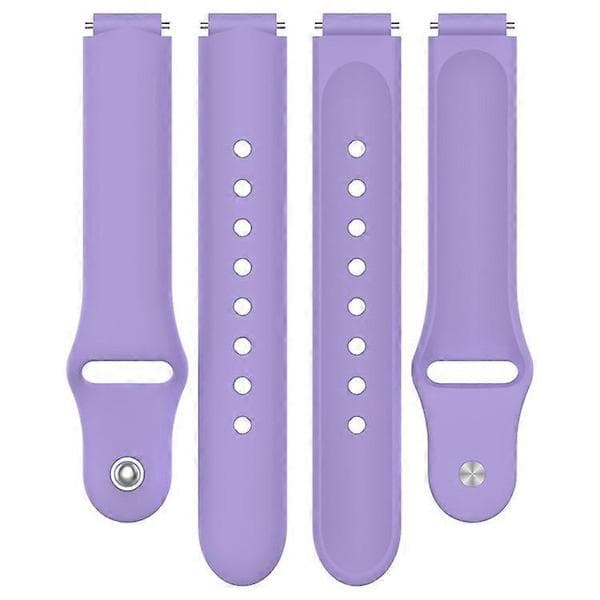 Erstatningsrem for 12mm Universal Smartklokke Reversspenne Silikonklokkerem White