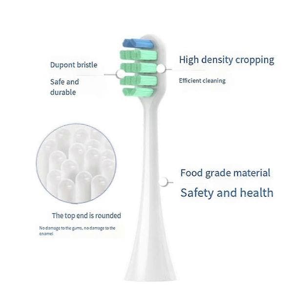 Erstatningshoder for EW-DC01 elektrisk tannbørste, hvit