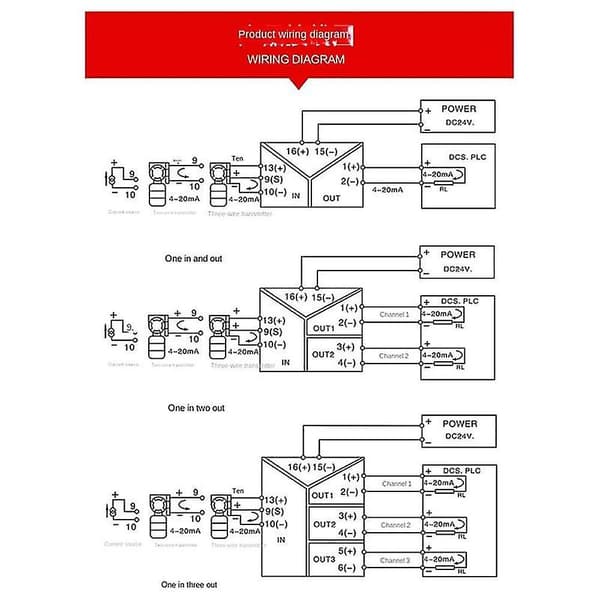 Signal Isolations Sender Strøm, Sender (0-10v Til 0-10v)