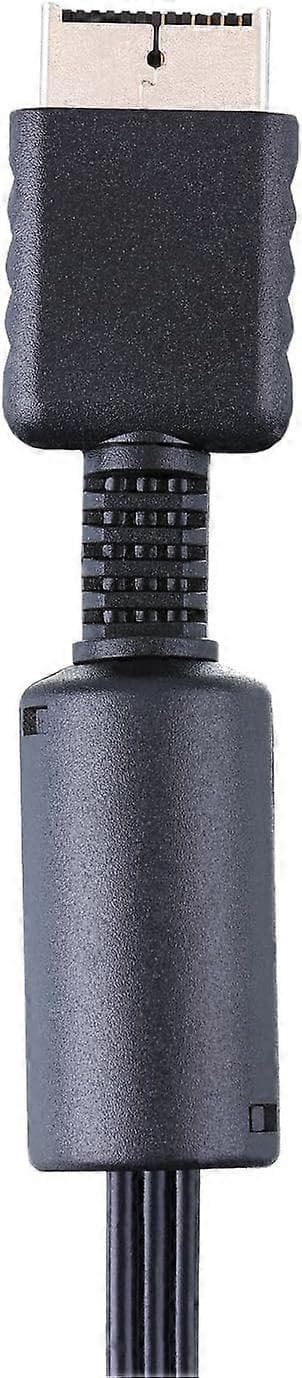 Pelikonsolin videokaapeli (1 kpl, musta) 1.8 m Dark Gray