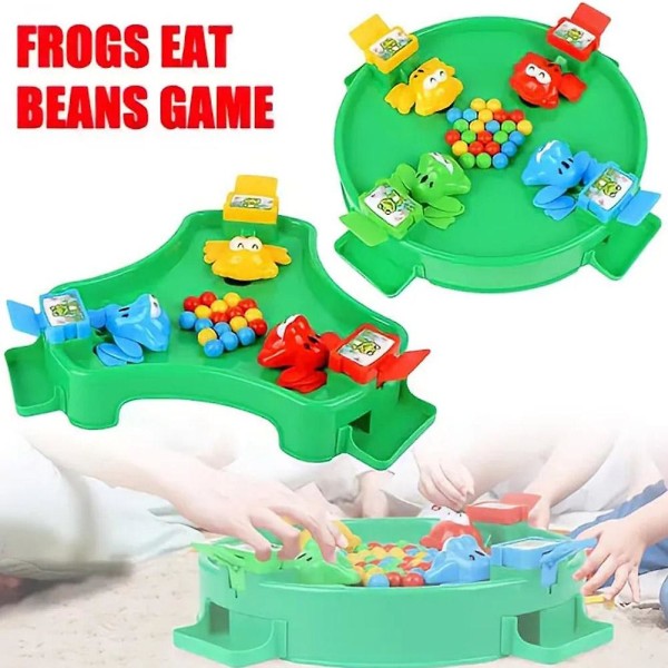 Groda äter bönor Leksak 2-3 personer Festspel Förälder-barn Interaktiv Desktop Rolig leksak Barngåvor