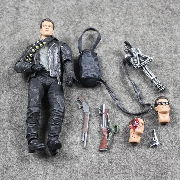 NECA Terminator Future Warrior 2 Schwarzenegger T800 Deluxe Edition Arnold Toimintahahmo