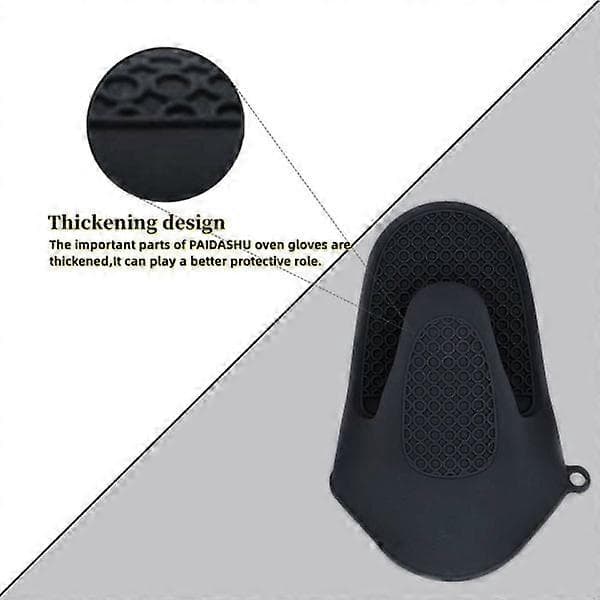 Grytevott Tykk Silikon Gryteklut Mini Grytevott Varmebestandig Klypegrep for Baking, Matlaging, Grill