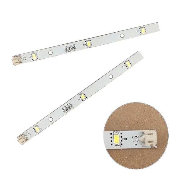 2x LED-strimler til Rongsheng Hisense Logik køleskabe frysere Mddz-162a 1629348