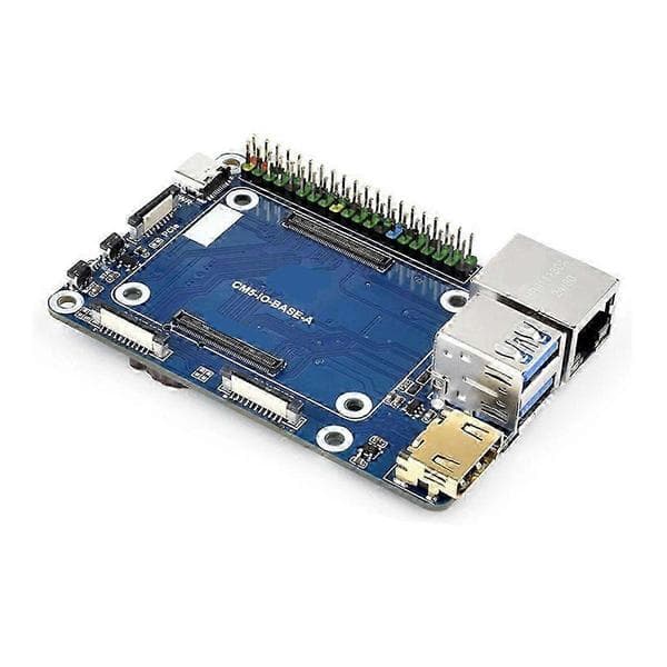 Raspberry Pi Compute Module 5 CM5 IO Utvidelsesbasekort (A), PCIe Gen3, USB 3.0, Gigabit Ethernet & 40PIN GPIO, Industriell Kvalitet CM5 Bærekort
