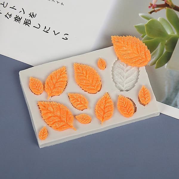 1 stk. Blade Silikon Fondant Form Kage Træ