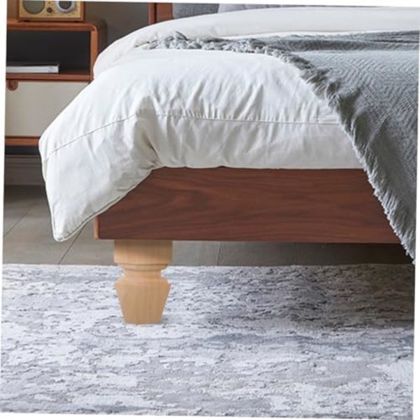 8x4,5cm 4 stk Massive Træ Møbelben Bordben Sofaben Sofaben til Møbler Kommodeben Sofa