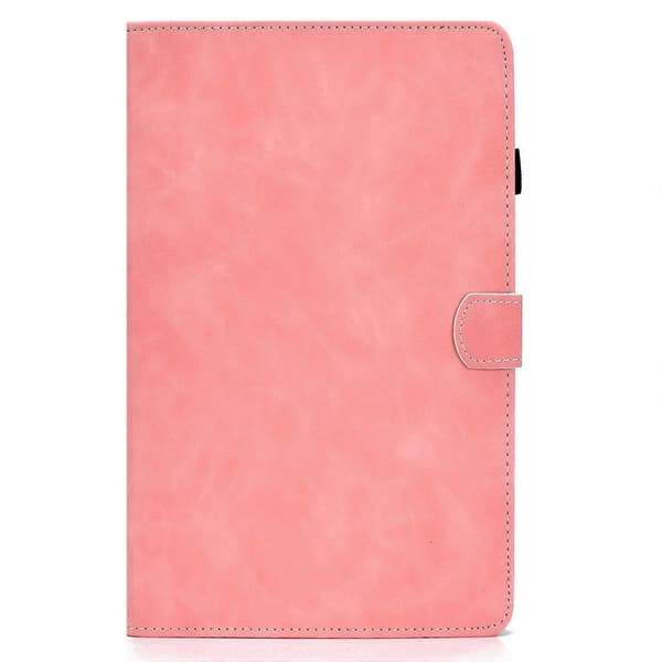 Læder tekstur etui til Samsung Galaxy Tab A7 Lite T220 Rose Gold