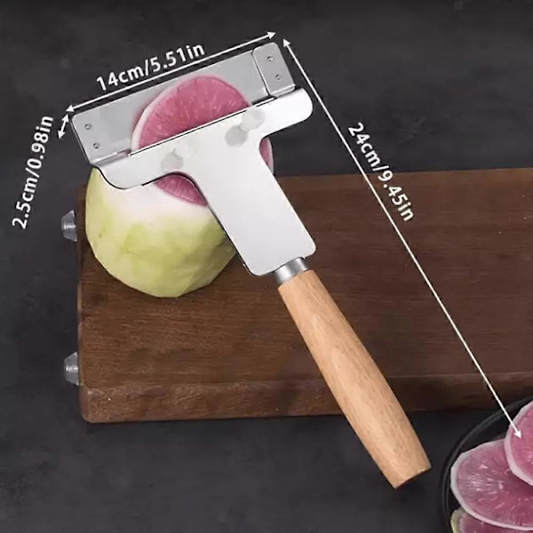 Multifunktionel Grøntsags Skræller, Rustfrit Stål Køkken Gadget Alsidig Skræller Pulling knife gourd knife