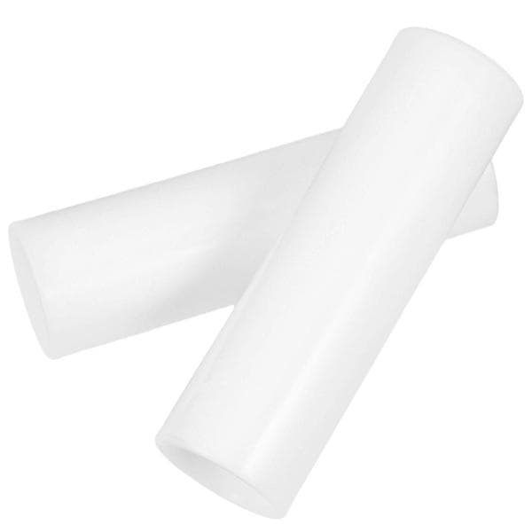 2 stk. teltstangkoblinger i solid plast for enkel montering – essensielle deler for stabil forbindelse 8.00X1.90X1.90CM Vit