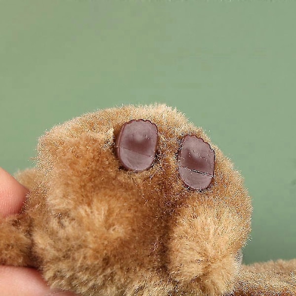 Söt Plush-Apa Nyckelring Orangutang Nyckelring På Byxväskans Bilprydnad - Rabatt Red 1PC