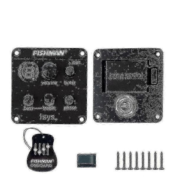 2024 Fishman Eq Tuner Piezo Mic Presys Blend Akustisk Gitar Pickup Preamp