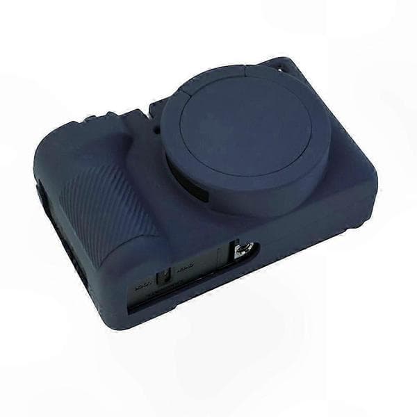 Skyddande silikonfodral för PowerShot V1, dammsäkert skydd DarkBlue