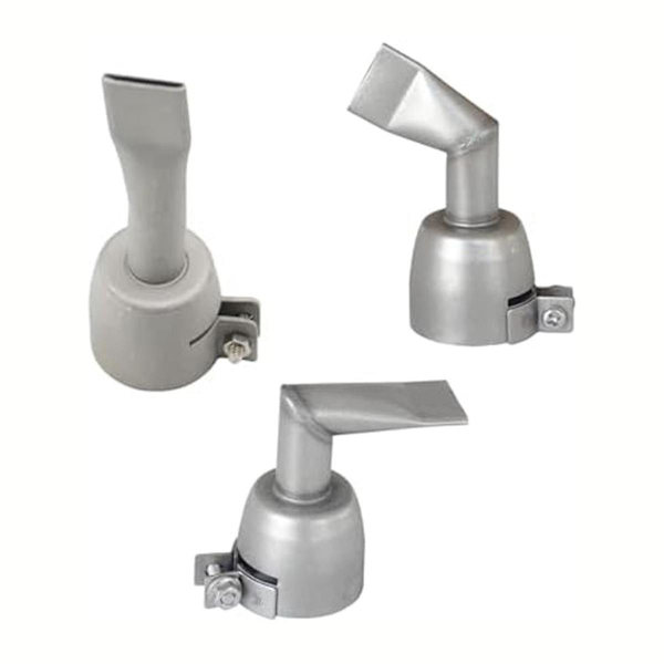 Set 20 mm flatt svetsmunstycke spets vid munrör svetsmunstycke utbyte PVC Pla Silver