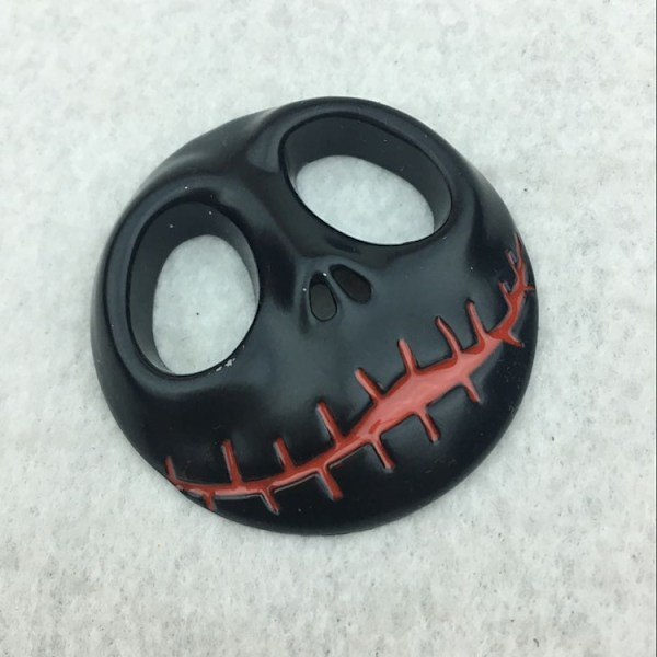 Kallo-kurpitsan kasvoemblem, Jack Skellington -auton/moottoripyörän merkki, metallinen tarra, 2 kpl:n sarja