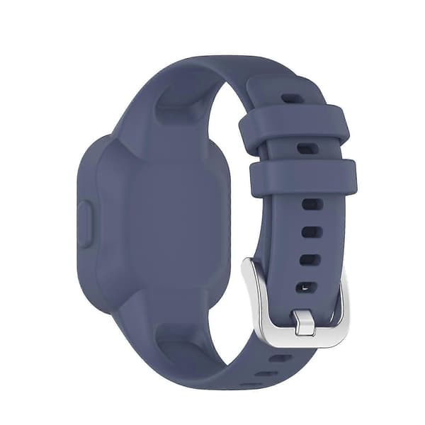 Til Garmin Vivofit JR3 Silikone Ensfarvet Urrem Blue Grey
