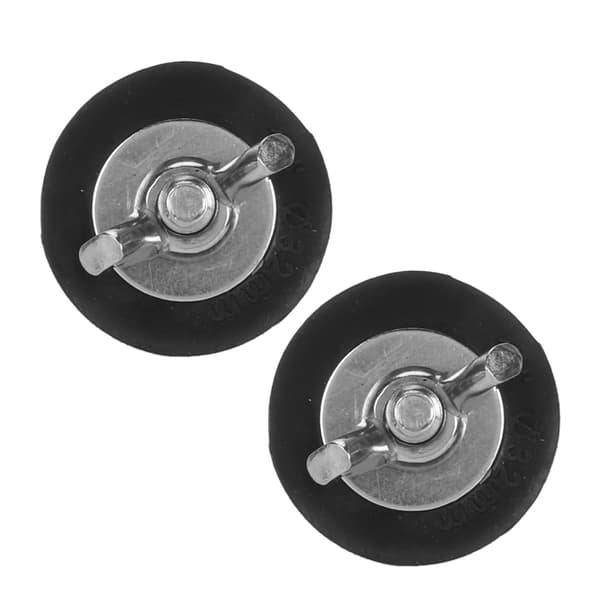 2 stk. Pool Vinterforseglingsprop Gummi Rustfrit Stål Pool Vinterudvidelsespropper til Poolrørsystem Vintertilbehør 32mm/1.3in