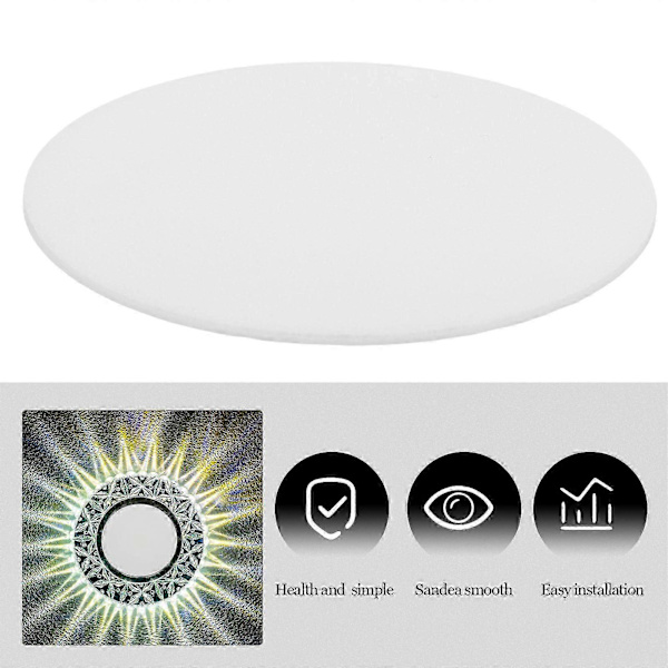 prodef 6 stk. lysekrone skærm diffuser LED pære diffuser downlight lampe dæksler loftskærm lysdæksler LED lampeskærm diffuser til lysekrone