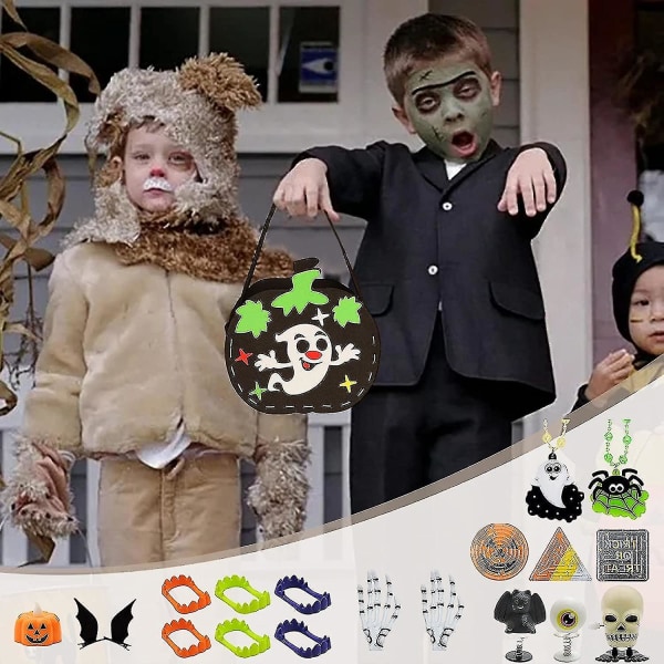 Halloween-lelut, halloween- set - Halloween-juhla-lelusarja lapsille, halloween-laukkujen tavarat