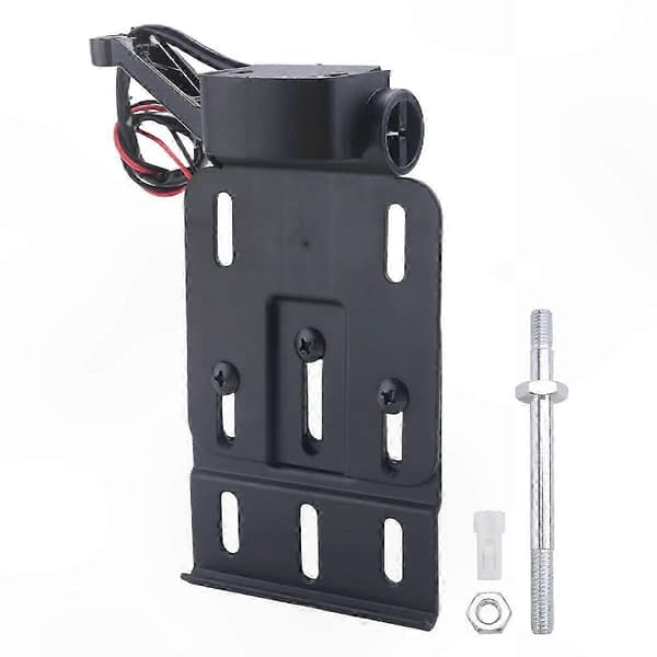 LED Motorcykel Nummerpladeholder med Teleskopisk Folde Sidemontering og Integreret LED Lys black