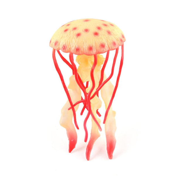 Meduusalelu Hauska 3D hieno työstö akvaarioeläin meduusamalli lahjaksi Yellow