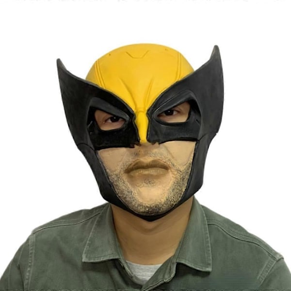 Cosplay Wolverine Kostyme Maske Halloween Karneval Superhelt Tilbehør Voksne Lateksmasker Fancy Dress Festrekvisita A