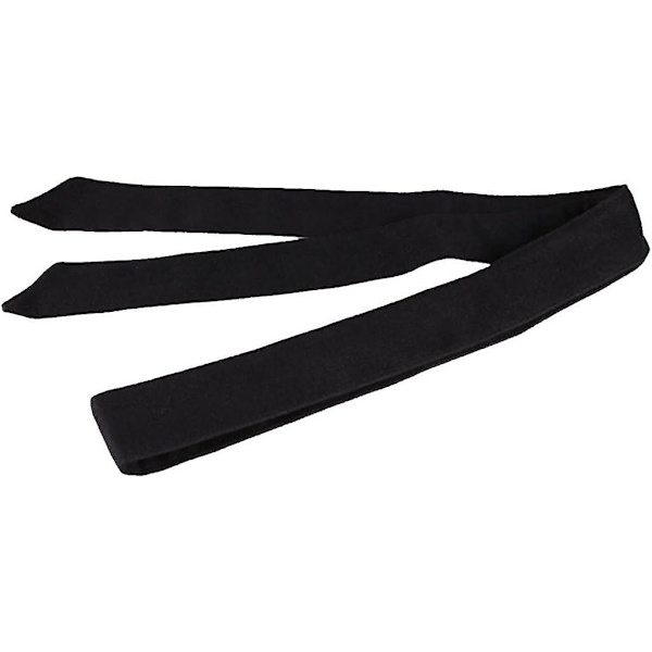 Klassisk ylle midjebälte, knytband rosett Bred midjeband för överrock 172cm, svart