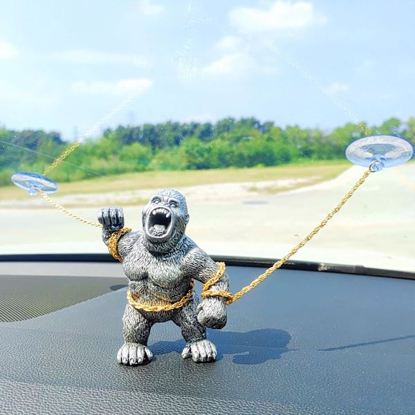 Kylmä Gorilla Auton Koristeet Kojelaudalle, Auton Keskikonsolin Koriste Auton Koristeet, Ihastuttava Auton Koristeen Viehätys Auton Tarvikkeet Sisätiloihin style1
