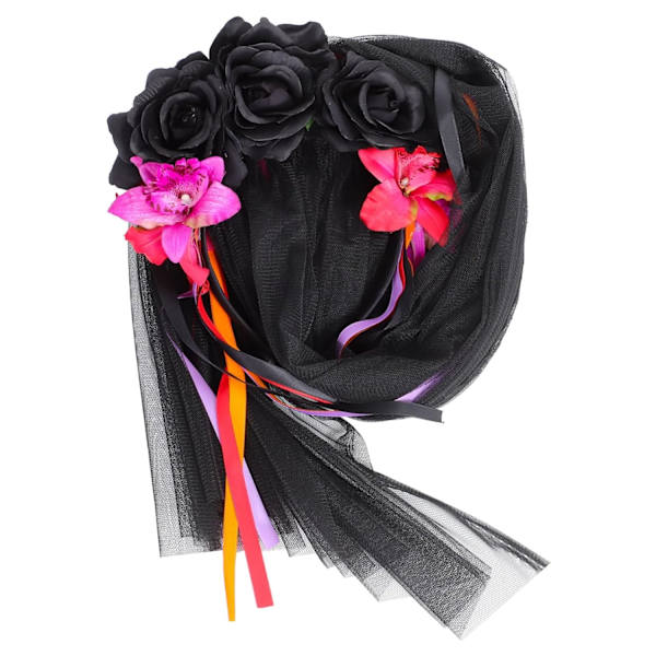 Halloween Huvudbonad Halloween Slöja Röd Hårband Halloween Hårband Halloween Hårband Dödsdagens Huvudbonad Halsduk Hårband