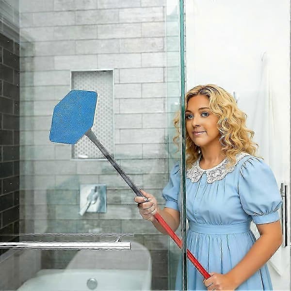6-pak bade- og karmopperefill-erstatning kompatibel med Vileda Bath Magic bade-multi-overflade svamp, sekskantet form