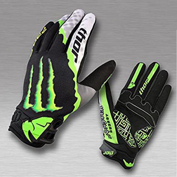Monster Energy Gloves, The Monster Motorcycle Gloves, New Offroad Motorcycle Riding Bike Mountainbike Handskar, Fitness Unisex,M