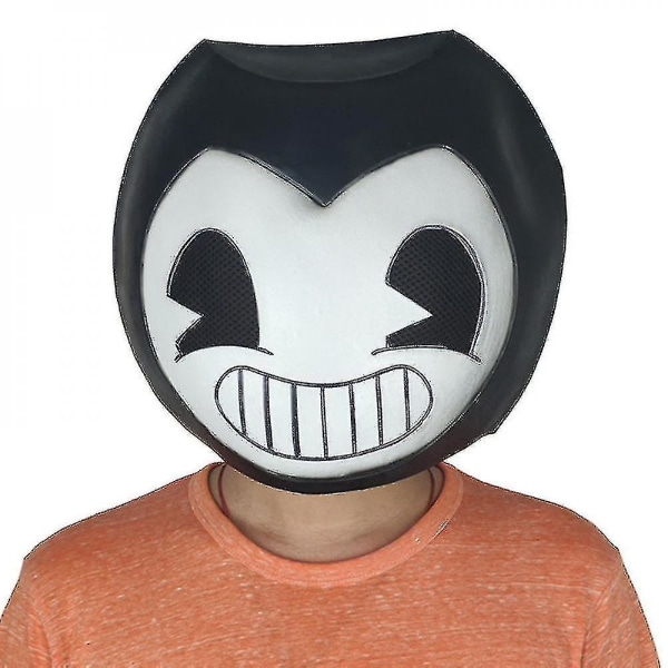 Bendy och bläckmaskinens huvudmask spel Halloweenfest