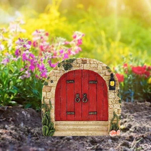 2024, Fairy DoorTrä Fairy Doors For Garden Elf Door Miniatyr Yard Ornaments For Garden Yard Träd Style G