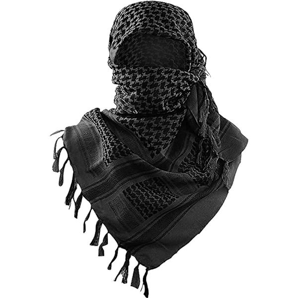 Ökenscarf / 100 % bomull Keffiyeh Scarf Wrap för män och kvinnor