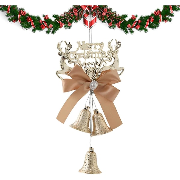 Jingle Bells | Christmas Home Bell Krans dekorationer med flugor Hy