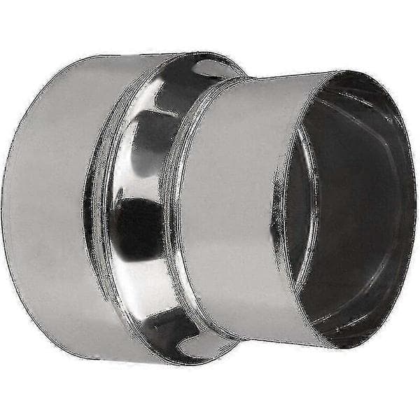 Rustfrit stål 80 mm 60 mm skorstensrøradapter til pejs (1 stk.)